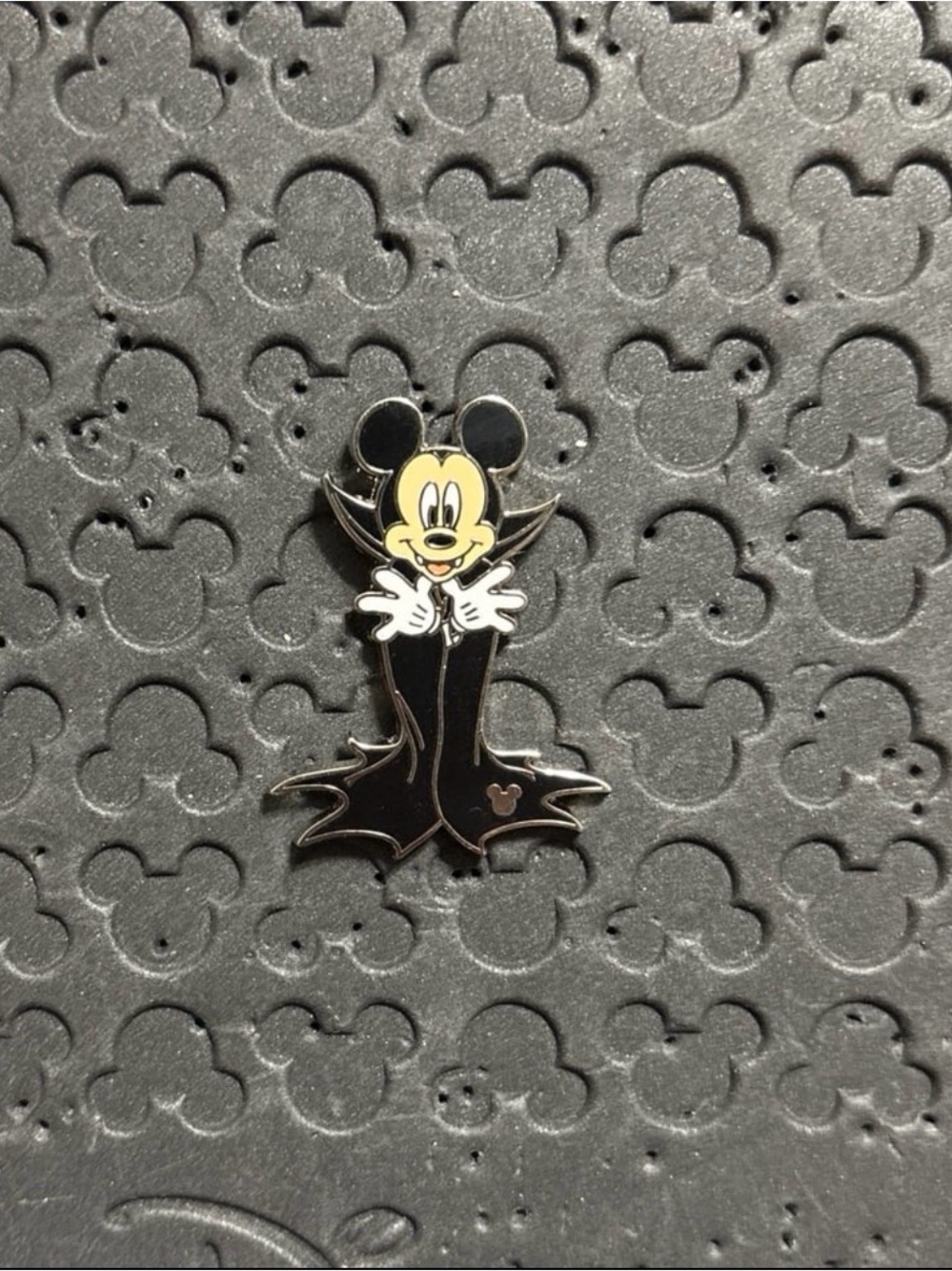 Disney Mickey Mouse Black Dracula Pin